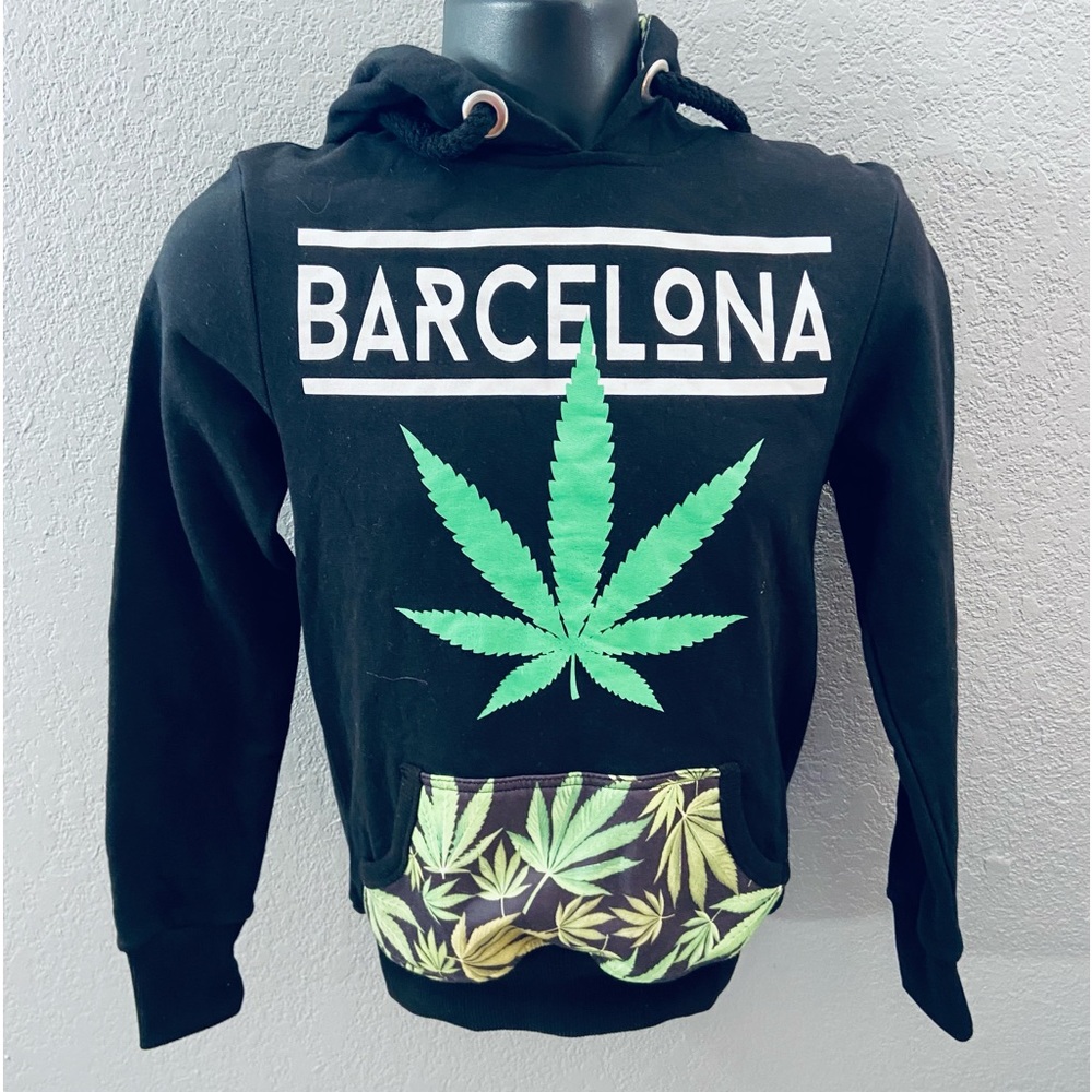 Barcelona Designs ‘Smoke Weed Every Day” Hoodie Sweatshirt - XS